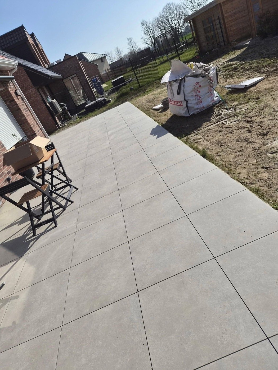 Allée en pavés gris anthracite, EMS Pavage
